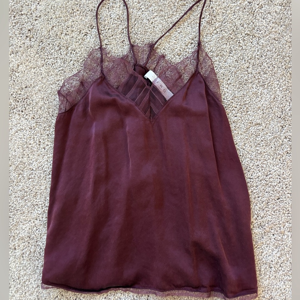 IRO Berwyn Lace Silk Camisole